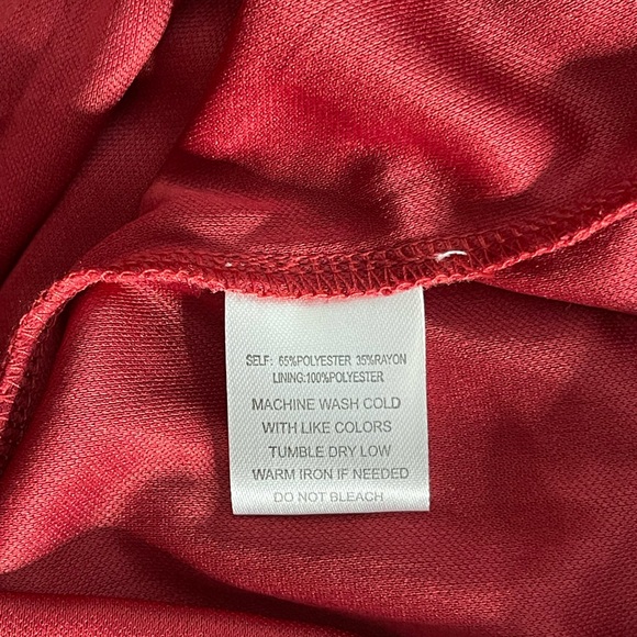 Indigo Rose Red Ruffle Dress - Picture 13 of 13